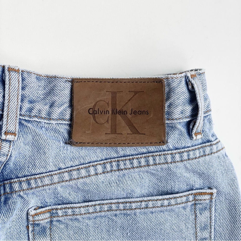 Vintage Calvin Klein Super Slim Jeans in Light Wash Denim